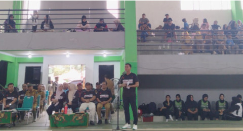 Bupati Fadhil Arief Buka Batang Hari Super Tangguh Basketball Competition 2025